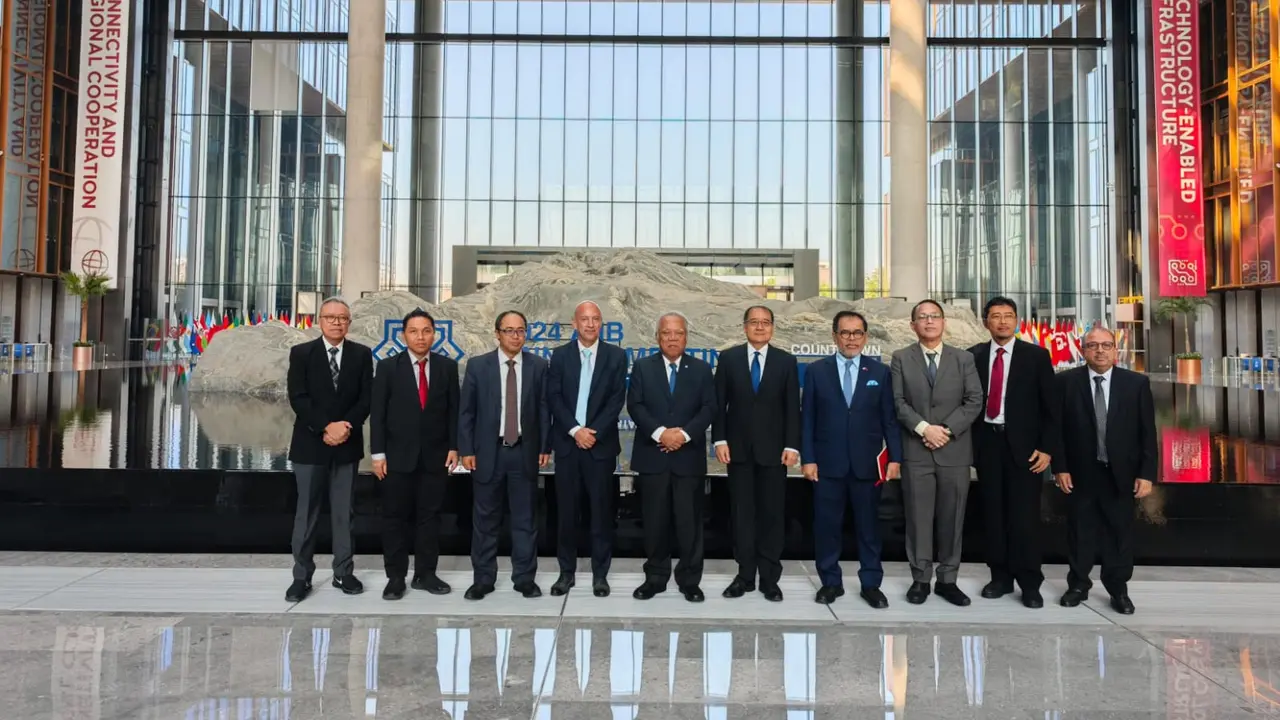 Menteri PUPR Basuki Hadimuljono menghadiri pertemuan The 3rd Asia International Water Week (AIWW) di Beijing, China pada 22-24 September 2024. (Dok Kementerian PUPR)