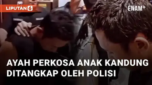 VIDEO: Ayah Perkosa Anak Kandung Ditangkap Oleh Polisi di Lampung