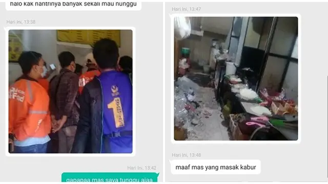 Kocak, 6 Chat Alasan Ojek Online Lama Antar Makanan Ini Bikin Senyum Sendiri
