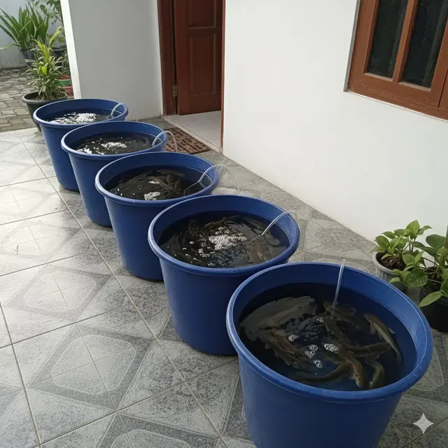 Inovasi Desain Kolam Ikan Lele di Lahan Sempit. Gemini