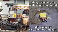 Meme pantun galau tentang kehidupan cinta seseorang. (Sumber: Twitter/BandellBajingan/nubeee97)