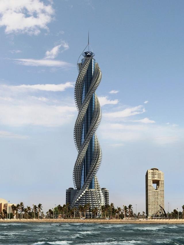 Desain Bangunan Bentuk Spiral Paling Unik di Dunia