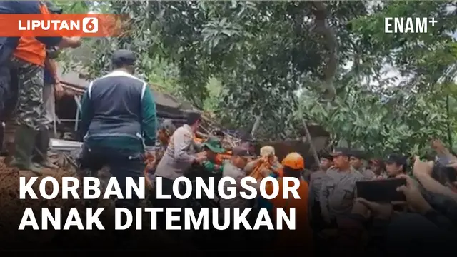 VIDEO: Satu Orang Korban Tertimbun Longsor Akhirnya Ditemukan