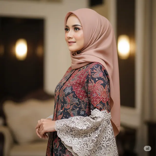 Model Kombinasi Brokat