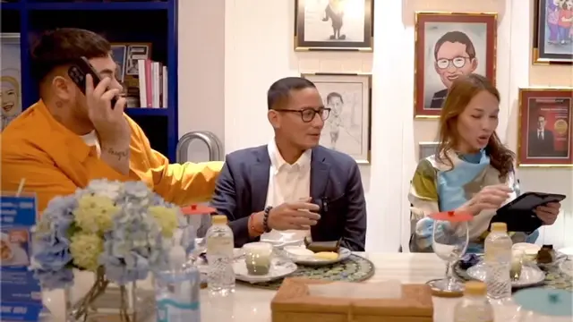 Bunda Corla bertemu Sandiaga Uno. (Foto: Dok. Instagram @sandiuno)