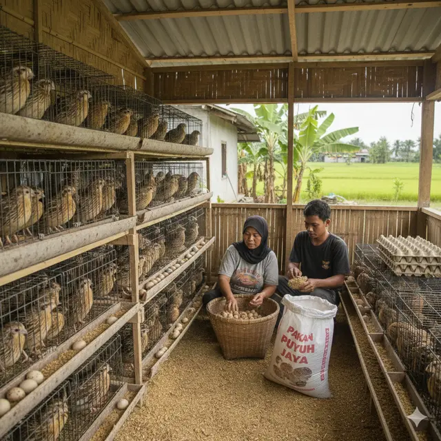 Ternak modal kecil (Foto: Gemini AI)