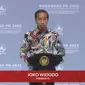 Presiden Joko Widodo (Jokowi) saat membuka Rapat Koordinasi Nasional Penanggulangan Bencana di JIExpo Kemayoran, Jakarta, Kamis (2/3/2023). (Dok. Tangkapan Layar Youtube)