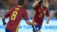Spanyol Ungguli Belgia di Babak Pertama