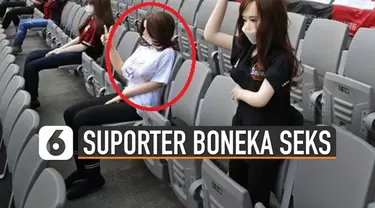 Manekin untuk meramaikan tribun tersebut ternyata boneka seks.