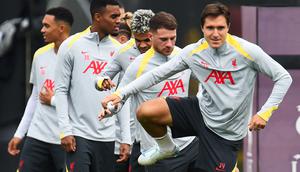 Chiesa tak kunjung mendapatkan tempat di skuad The Reds sejak didatangkan ke Anfield dengan biaya hanya €12 juta musim panas lalu. (AFP/Peter Powell)