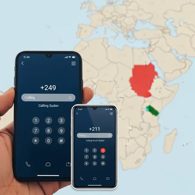 Perbedaan Kode +249 (Sudan) dan +211 (Sudan Selatan)/ AI Generated