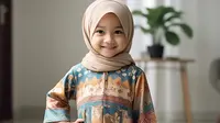 Inspirasi model gamis anak perempuan terbaru (created by AI)