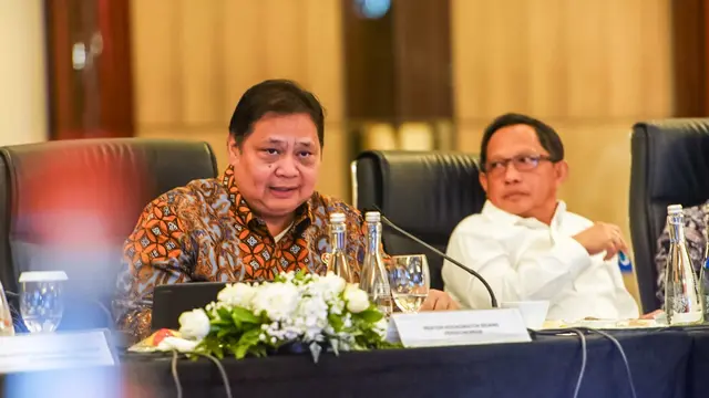 Menteri Koordinator Bidang Perekonomian Airlangga Hartarto yang juga merupakan Ketua Tim Reforma Agraria Nasional.