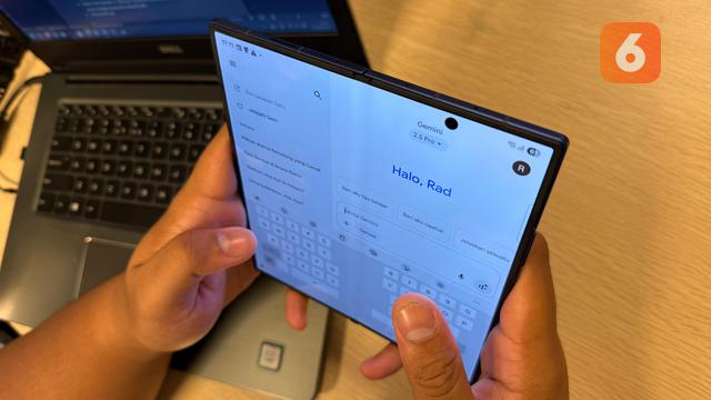 Samsung Galaxy Z Fold7. Liputan6.com/Iskandar