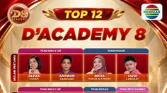 Persaingan Top 12 D'Academy 8 Makin Memanas, Seluruh Academia Raih Tiga Standing Ovation