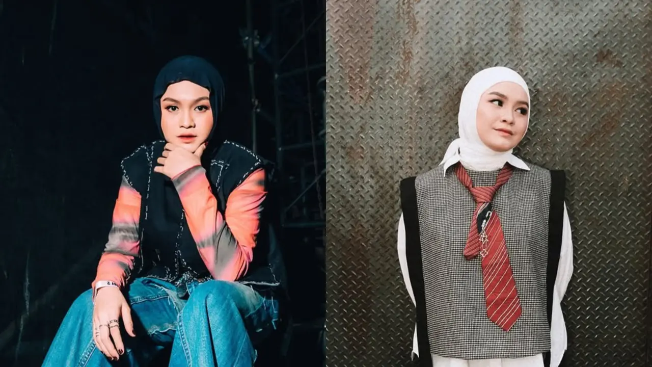 Gaya Layering Vest Salma Salsabil Comeback di Panggung Pestapora 2025 Jadi Inspirasi Tampilan Skena ala Ibu Anak Satu