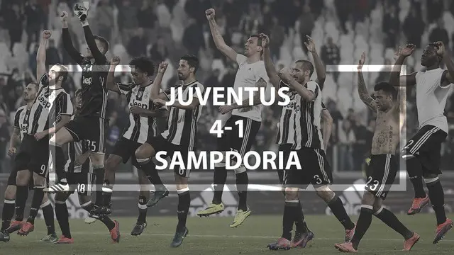 Juventus Vs Sampdoria 4-1: Hancurkan Tim Tamu, Juve Masih Nyaman Di Puncak Klasemen