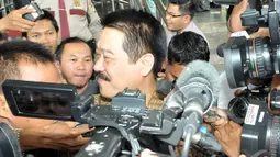 Agus menuturkan, penyerahan delapan LHA itu bagian dari upaya membongkar kasus dugaan korupsi di sektor migas, Jakarta, Selasa (9/9/2014) (Liputan6.com/Panji Diksana)