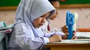Saat ini Indonesia tengah beralih dari musim hujan ke musim kemarau. Pada 2023, Indonesia akan mengalami musim kemarau yang cukup panjang. (AFP/CHAIDEER MAHYUDDIN)