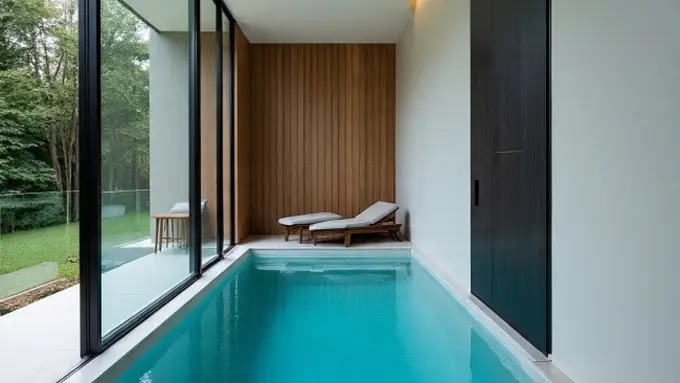 Ilustrasi Kolam Mini untuk Rumah Minimalis (Sumber Gambar: Meta AI)
