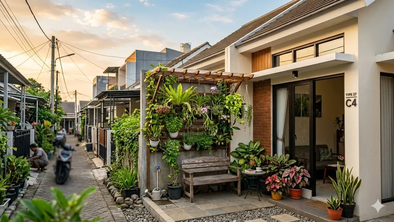 ilustrasi kebun gantung