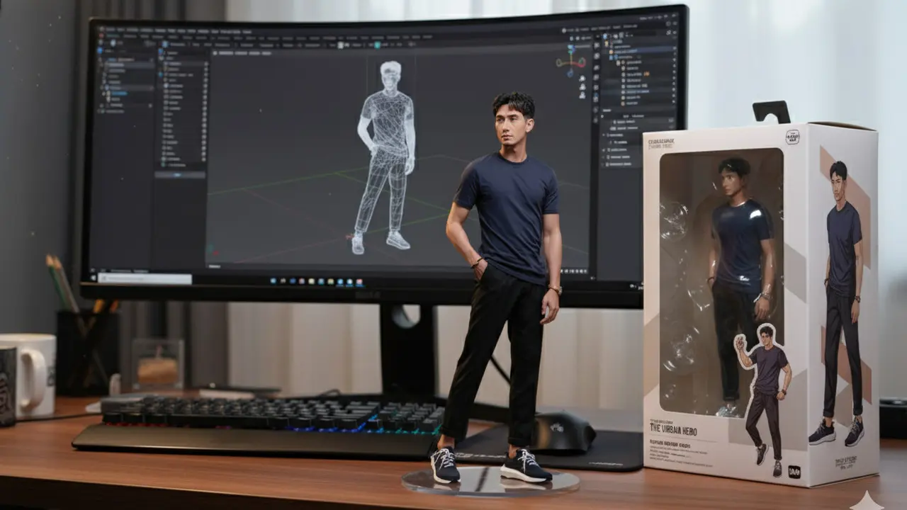 Figur Miniatur By Gemini/ Image created by AI