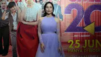 Film Sweet 20 dibintangi oleh Tatjana Saphira, Morgan Oey, Kevin Julio, Niniek L. Karim, Cut Mini, dan Lukman Sardi ini, akan mulai tayang di bioskop pada 25 Juni 2017. (Deki Prayoga/Bintang.com)