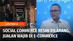 Terhitung sejak 26 September 2023, aktivitas berdagang menggunakan social commerce resmi dilarang. Menteri Perdagangan, Zulkifli Hasan meminta pelaku UMKM di dalam negeri yang sudah telanjur berdagang melalui platform social commerce atau media sosia...