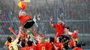 Luis Aragones - Pria kelahiran 28 Juli 1938 ini disebut-sebut adalah sosok dibalik kejayaan sepak bola Spanyol. Pada Piala Eropa edisi 2008 ia sukses mempersembahkan trofi untuk La Furia Roja. (Foto:AFP/Pierre-Philippe Marcou)
