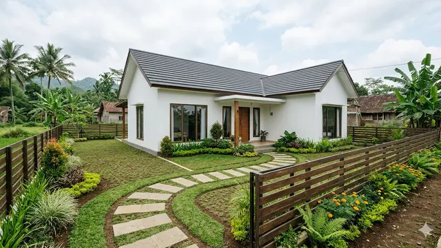 Contoh Rumah Tumbuh 1 Lantai di Desa. Gemini