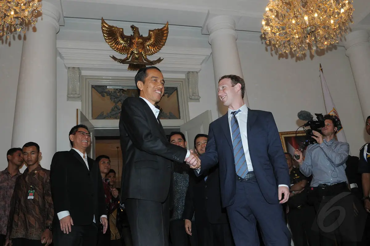 Bos Facebook Temui Jokowi di Balaikota DKI