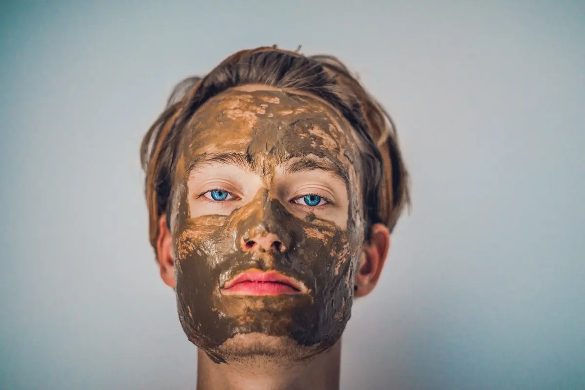 Ilustrasi masker wajah