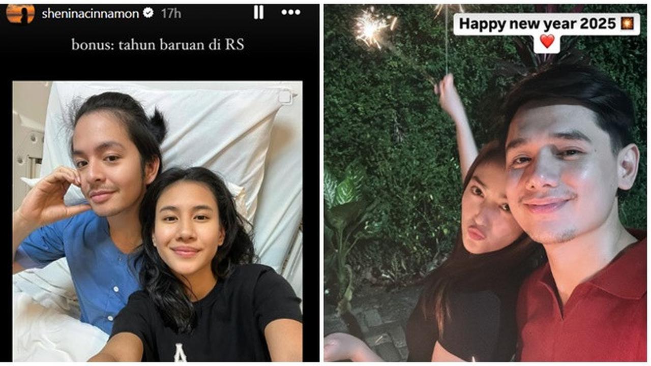 Potret 6 Artis Tahun Baru Bareng Pacar, Angga Yunanda – Shenina di Rumah Sakit