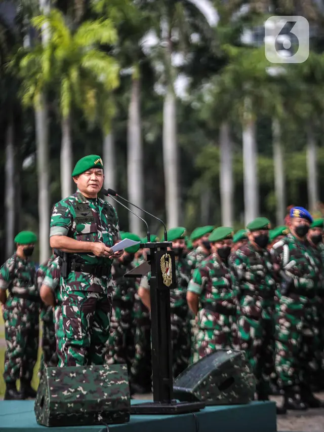 FOTO: TNI AD Gelar Apel Pasukan di Monas