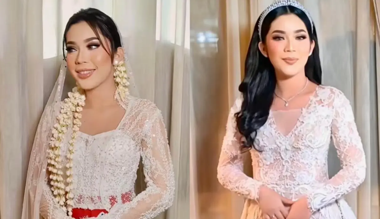 <p>Saat lamaran, Fay Nabila tampil cantik dengan kebaya warna biru muda dari anarav.label. [Foto: IG/@bitacatyamua].</p>