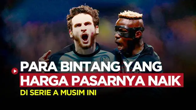 MOTION GRAFIS: Victor Osimhen Masuk dalam Daftar Pemain Serie A dengan Kenaikan Harga Pasar Tertinggi Musim ini