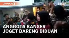 Anggota Banser Diduga Joget Bareng Biduan di Panggung