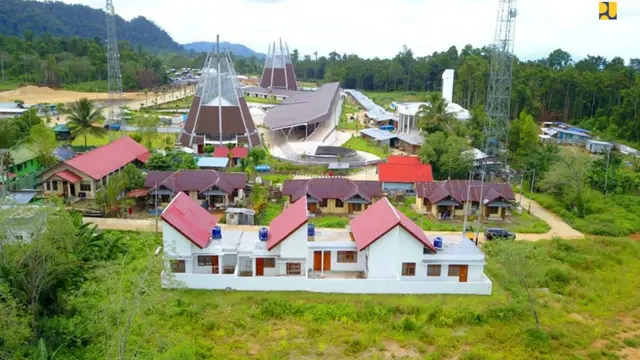 Sejumlah lapak untuk UMKM berdagang. Kementerian PUPR