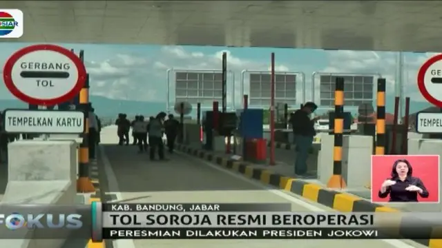 Presiden Joko Widodo resmikan Jalan Tol Soreang Pasir Koja pada Senin (4/11), perjalanan dari kota menuju Kabupaten Bandung bisa 10 menit.