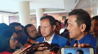 Asman Abnur nama yang diusung sebagai calon Ketua Umum PAN terlihat datang bersama Bima Arya (Foto: Merdeka)
