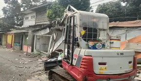 80 Bangunan di Depok Dibongkar, Ini Pemicunya