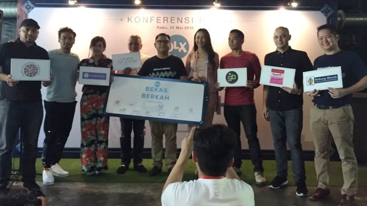 Konferensi Pers OLX Indonesia Bekas Jadi Berkah 2016