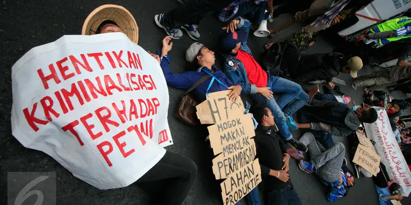 20151105-Tolak Pembangunan Bandara, Mahasiswa Tidur di Jalan Malioboro-Jateng