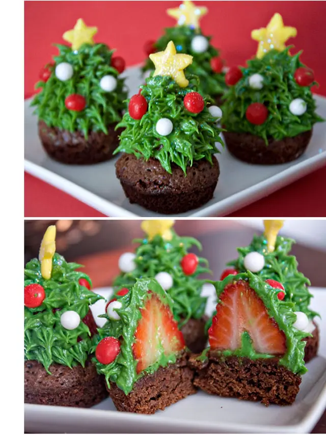 7 Potret Makanan Natal yang Disajikan Indah dan Cantik, Bikin Sayang Dimakan