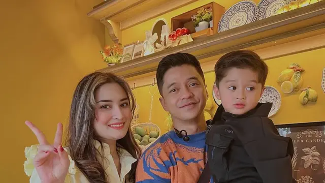 Ini potret kebersamaan adly fairuz dan angbeen rishi. (credit:instagram.com/angbeenrishi)