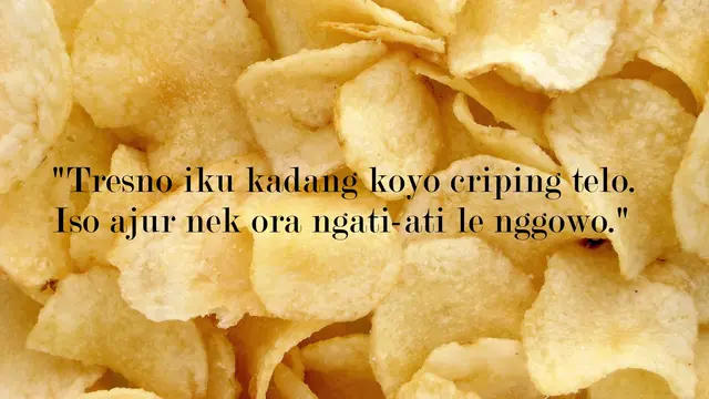 Kata-kata cinta lucu bahasa Jawa menyentuh hati
