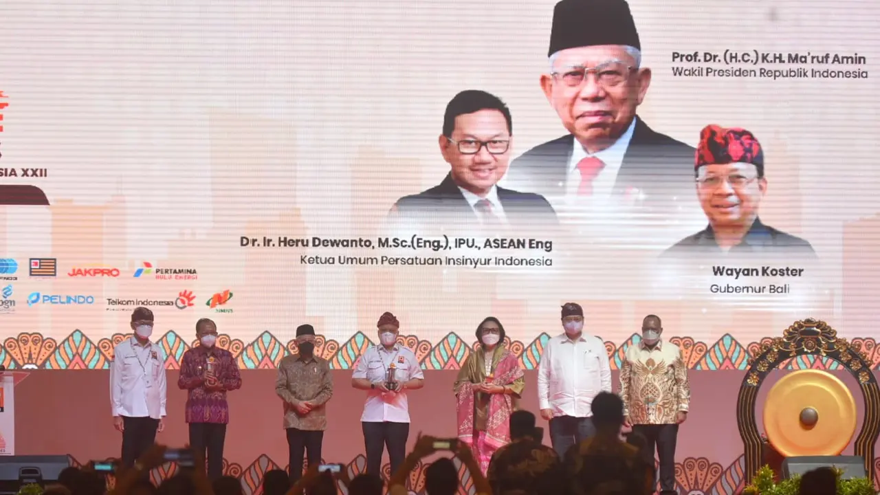 Acara pembukaan Kongres PII XXII yang digelar di Nusa dua, Bali, Jumat (17/12/2021),