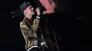 Justin Bieber kembali mengecewakan penggemarnya dengan kabar pembatalan konsernya baru-baru ini. Tidak sembarangan, Justin membatalkan konsernya lantaran memiliki alasannya tersendiri. (AFP/LARRY BUSACCA)