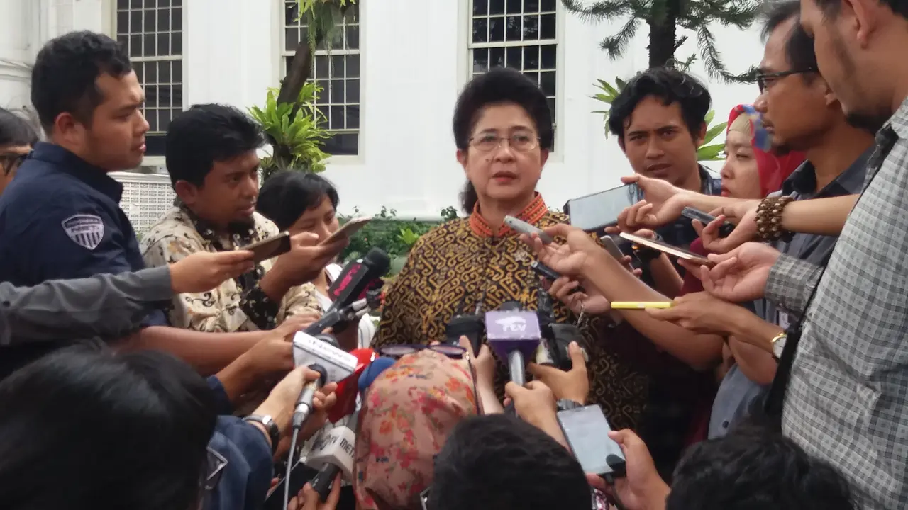 Menteri Kesehatan Nila F Moeloek. (Liputan6.com/Hanz)