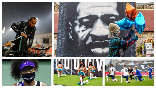 Berita Foto: Solidaritas Dunia Olahraga Untuk George Floyd dan Kampanye Gerakan Black Lives Matter